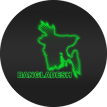Neon Bangladesh Sticker
