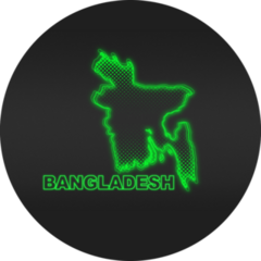 Neon Bangladesh Sticker
