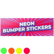 Neon Bumper Stickers Thumb