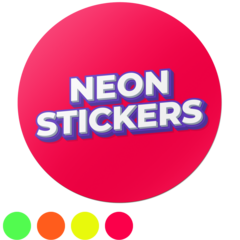 Neon Printed Stickers Thumbnail - New