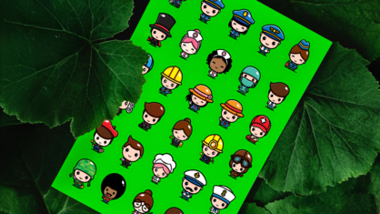Neon Sticker Sheet Gallery Image 2