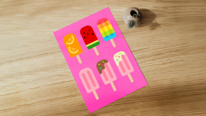 Neon Sticker Sheet Gallery Image 4