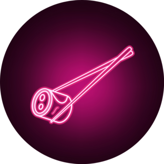 Neon Sushi Sign Sticker