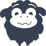 Nervous Sheep Lamb Face Sticker
