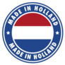 Netherlands Made In Holland Round Sticker