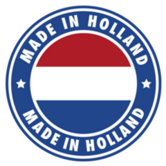 Netherlands Made In Holland Round Sticker
