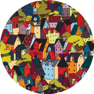 Netherlands Urban Landscape Sticker