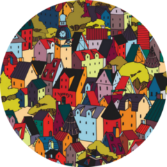 Netherlands Urban Landscape Sticker