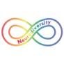 Neurodiversity Awareness Rainbow Infinity Sticker