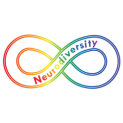 Neurodiversity Awareness Rainbow Infinity Sticker
