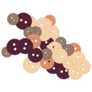Neutral Buttons Sticker