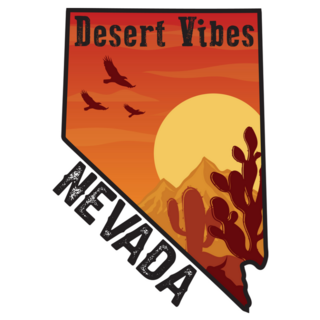 Nevada Desert Vibes Illustration Sticker
