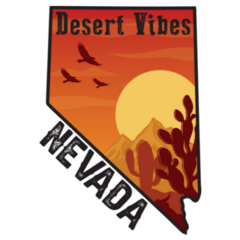 Nevada Desert Vibes Illustration Sticker