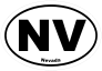 Nevada Nv Oval Sticker