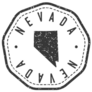 Nevada, Usa Map Stamp Retro Sticker