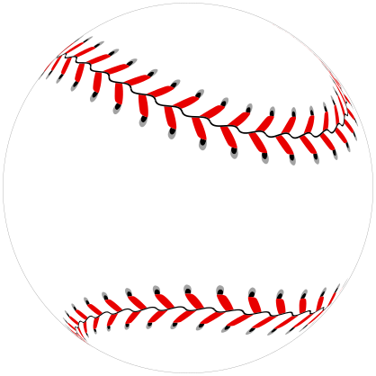 New Baseball Seams Sticker