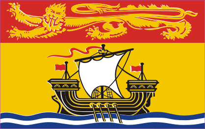 New Brunswick Flag Sticker