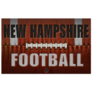 New Hampshire Football Stiicker