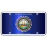 New Hampshire License Plate State Flag Sticker