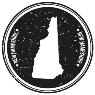 New Hampshire Map Symbol Sticker