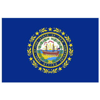 New Hampshire State Flag Sticker