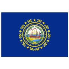 New Hampshire State Flag Sticker