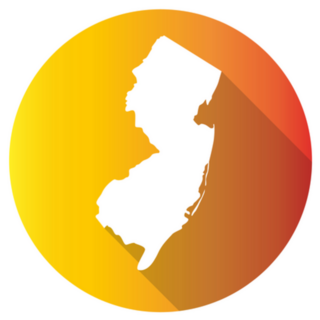 New Jersey Gradient Sticker