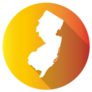 New Jersey Gradient Sticker