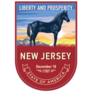 New Jersey Horse Emblem Sticker