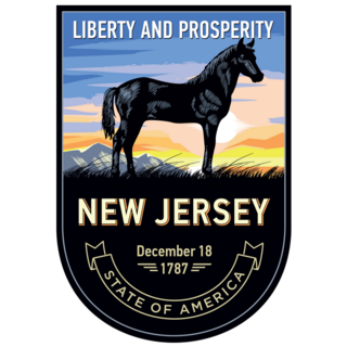 New Jersey State Emblem Sticker
