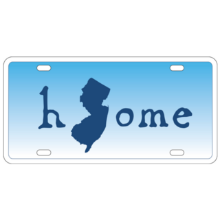 New Jersey State License Plate Sticker