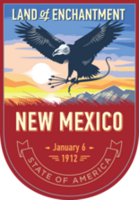 New Mexico Banner Sticker