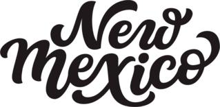 New Mexico Calligraphy Sticker