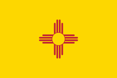 New Mexico Nm State Flag Sticker