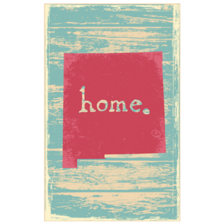 New Mexico Nostalgic Rustic Sticker