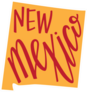 New Mexico State Hand Lettering Sticker