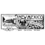 New Mexico The Sunshine State Banner Sticker