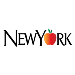 New York Apple Lettering Sticker