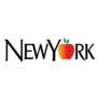 New York Apple Lettering Sticker