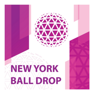 New York Ball Drop Happy New Year Sticker 