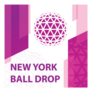New York Ball Drop Happy New Year Sticker 