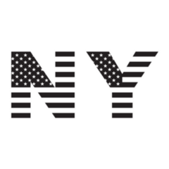 New York City Abbreviation Sticker