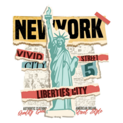 New York City Art Vintage Sticker
