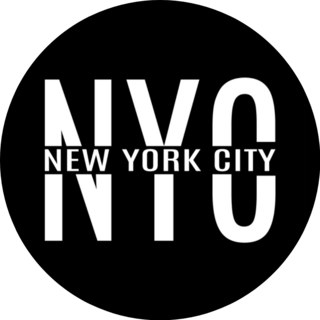 New York City Fashion Typography Sticker