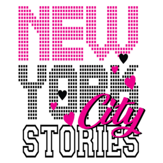 New York City Slogan Illustration Sticker