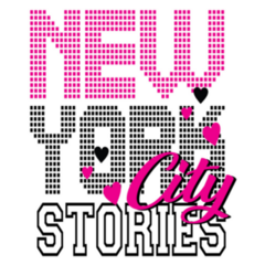 New York City Slogan Illustration Sticker