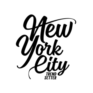 New York City Slogan Trend Setter Sticker