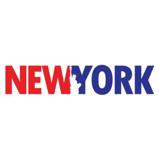 New York Lettering Logo Sticker
