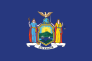 New York Ny State Flag Sticker