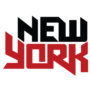 New York Typography Sticker